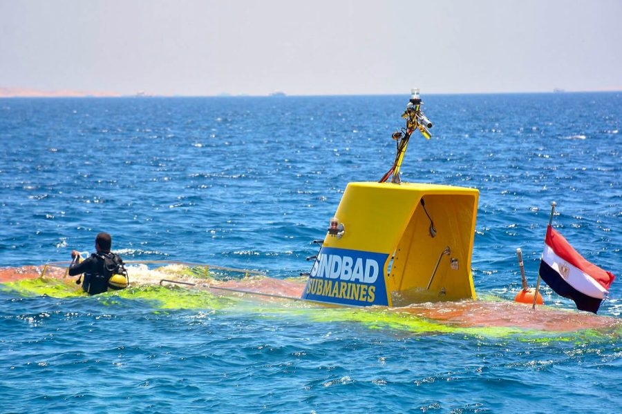Passeio de Semi Submarino com snorkeling em Hurghada