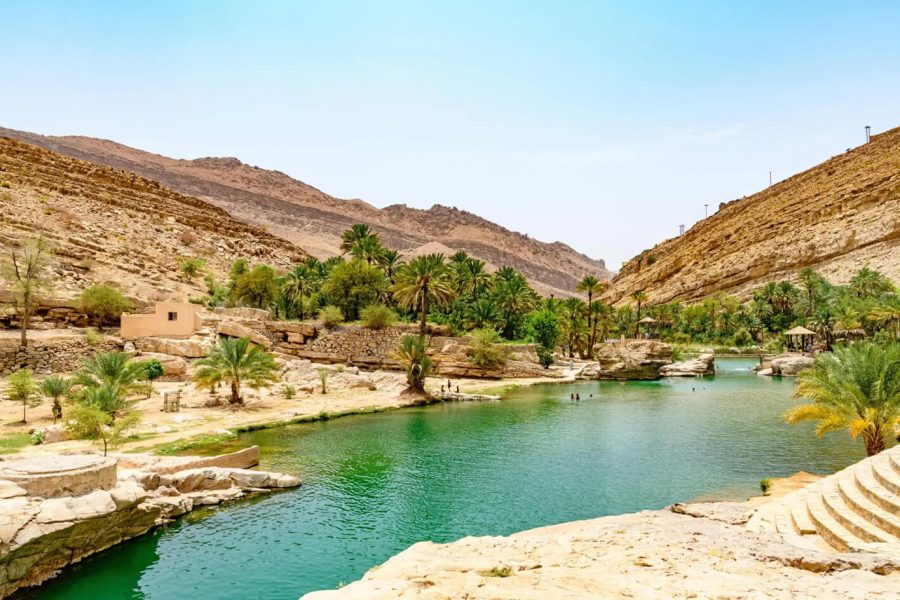 Passeio pelas areias de Wahiba e Wadi Bani Khalid